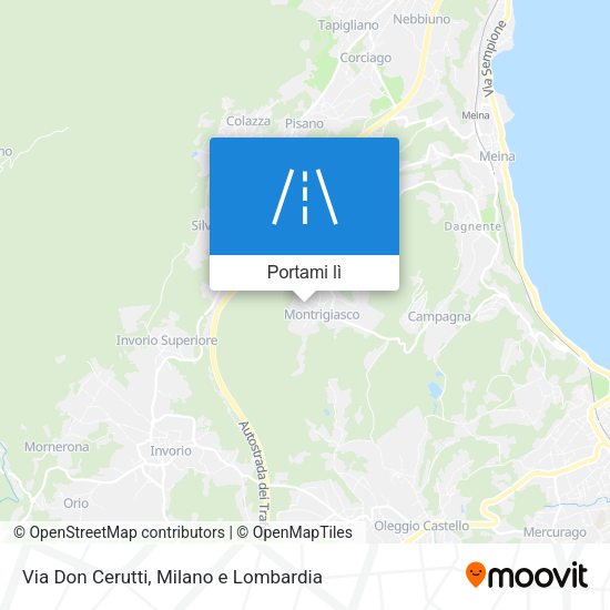 Mappa Via Don Cerutti