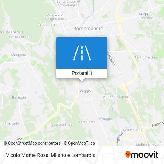 Mappa Vicolo Monte Rosa