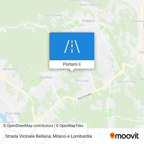 Mappa Strada Vicinale Bellaria