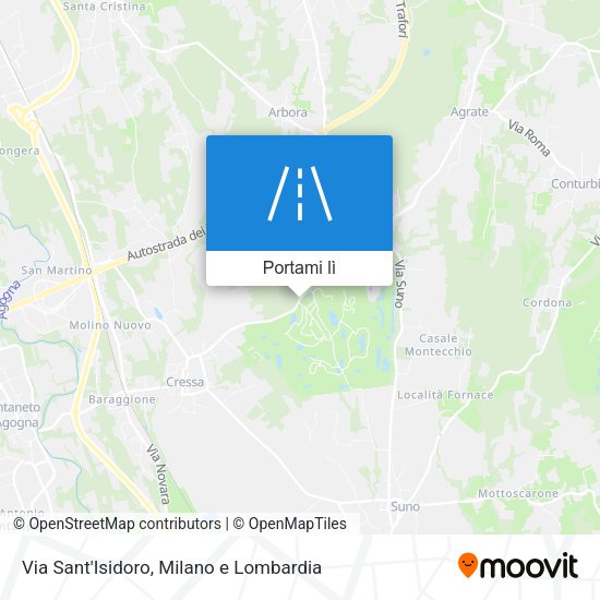 Mappa Via Sant'Isidoro