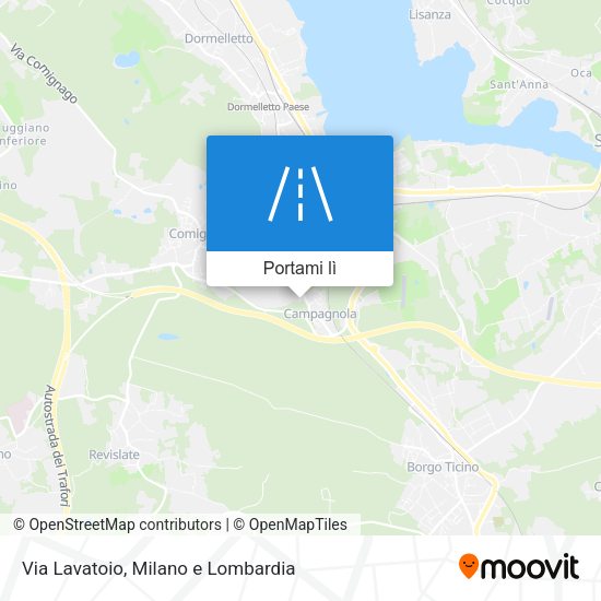 Mappa Via Lavatoio