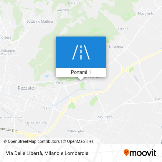 Mappa Via Delle Libertà