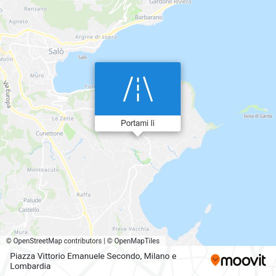 Mappa Piazza Vittorio Emanuele Secondo
