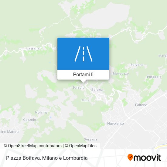 Mappa Piazza Boifava