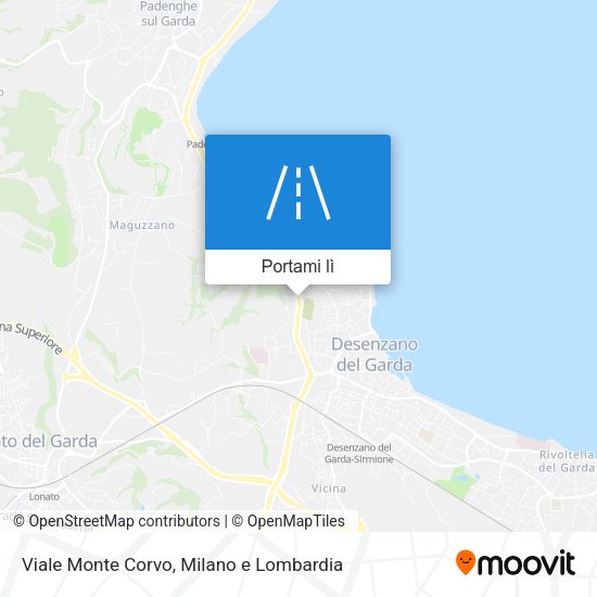 Mappa Viale Monte Corvo