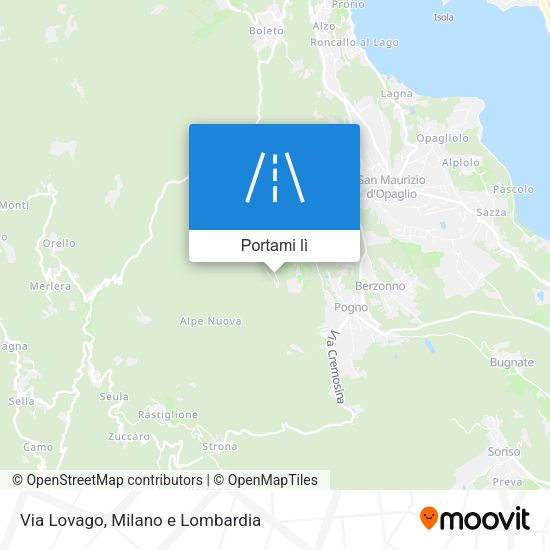 Mappa Via Lovago
