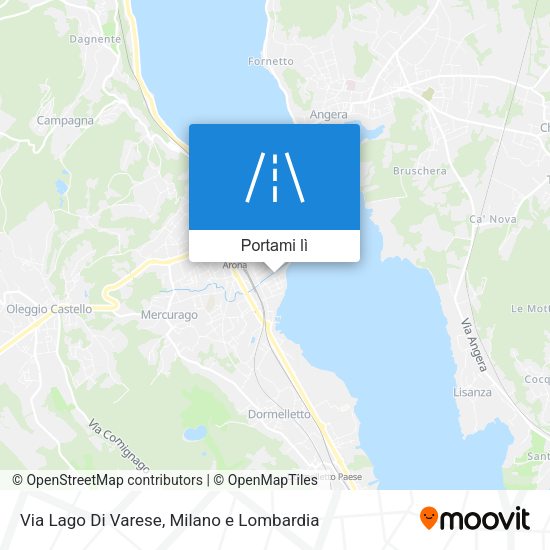 Mappa Via Lago Di Varese