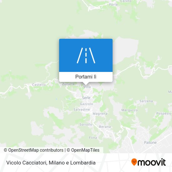Mappa Vicolo Cacciatori