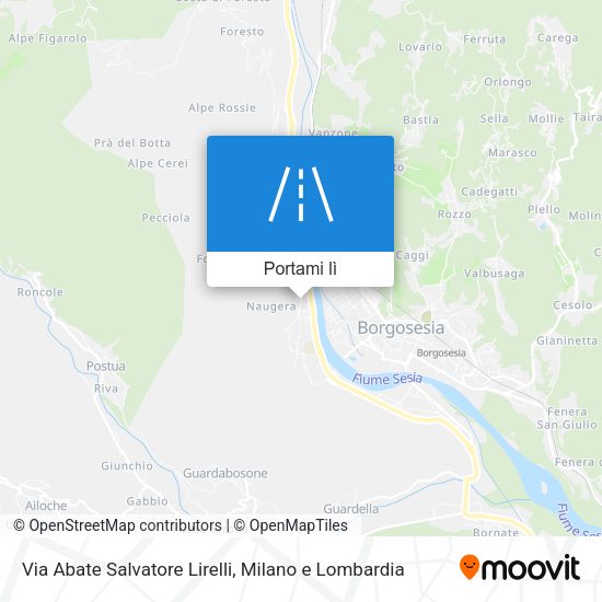 Mappa Via Abate Salvatore Lirelli