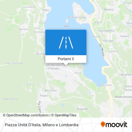Mappa Piazza Unità D'Italia