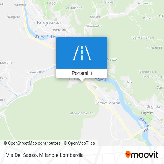 Mappa Via Del Sasso