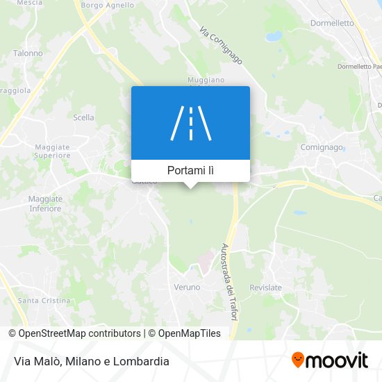 Mappa Via Malò