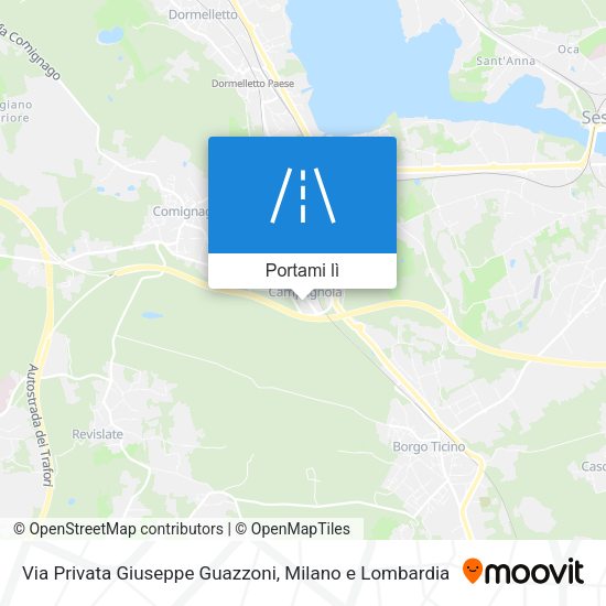 Mappa Via Privata Giuseppe Guazzoni
