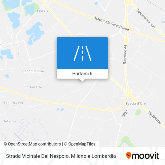 Mappa Strada Vicinale Del Nespolo