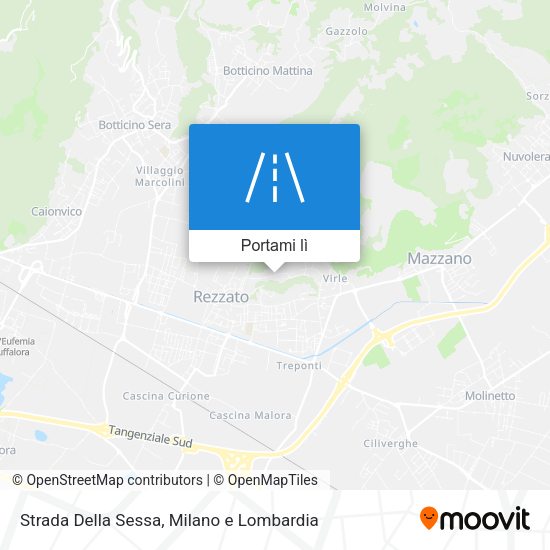 Mappa Strada Della Sessa