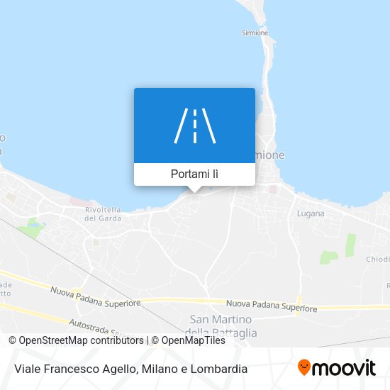 Mappa Viale Francesco Agello