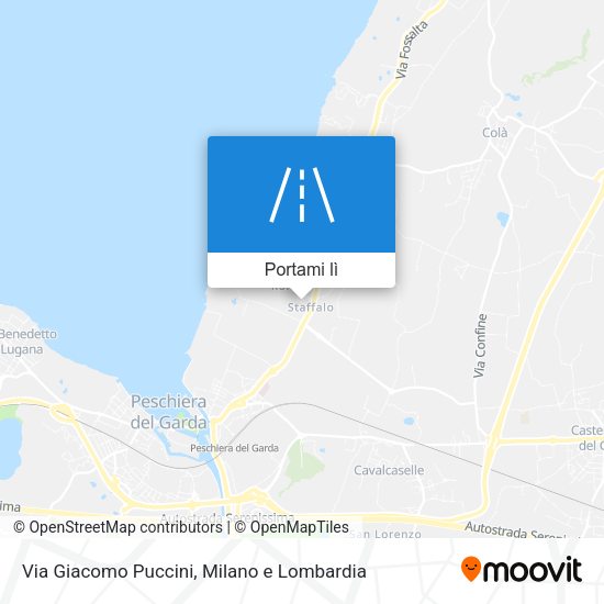 Mappa Via Giacomo Puccini