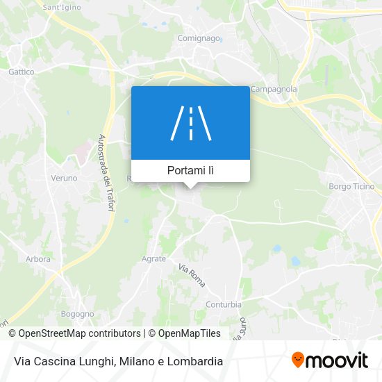 Mappa Via Cascina Lunghi