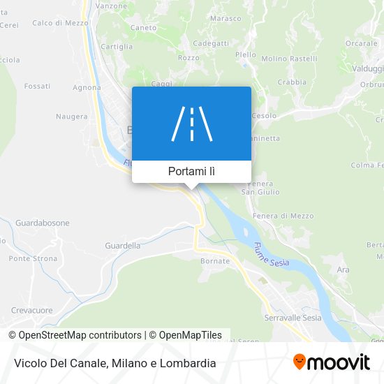 Mappa Vicolo Del Canale