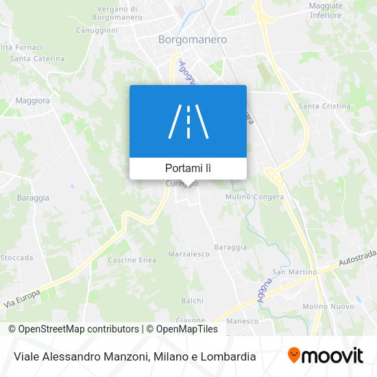 Mappa Viale Alessandro Manzoni