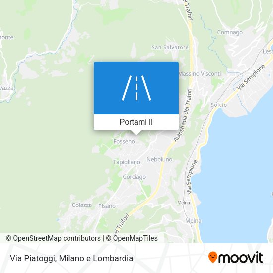 Mappa Via Piatoggi