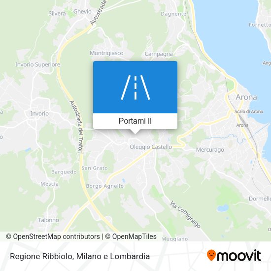 Mappa Regione Ribbiolo