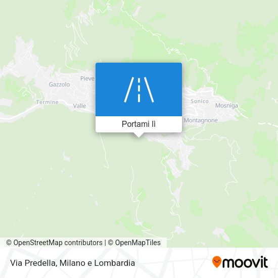Mappa Via Predella