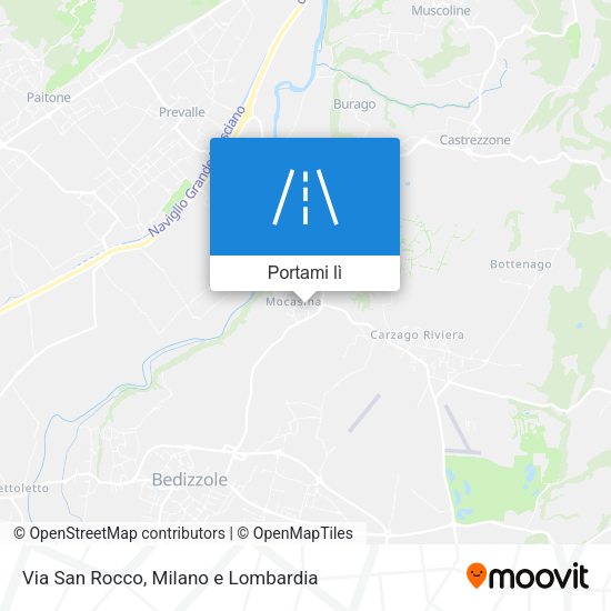 Mappa Via San Rocco