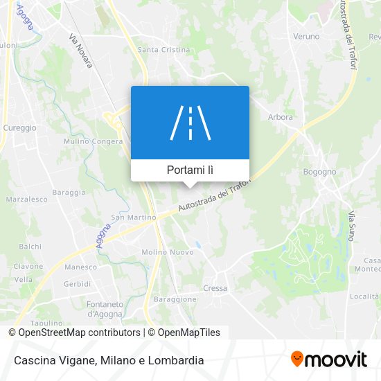 Mappa Cascina Vigane