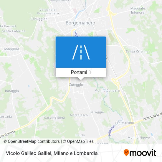 Mappa Vicolo Galileo Galilei