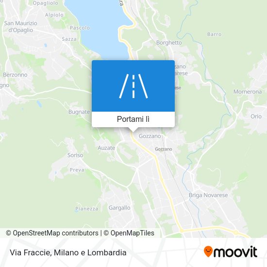Mappa Via Fraccie