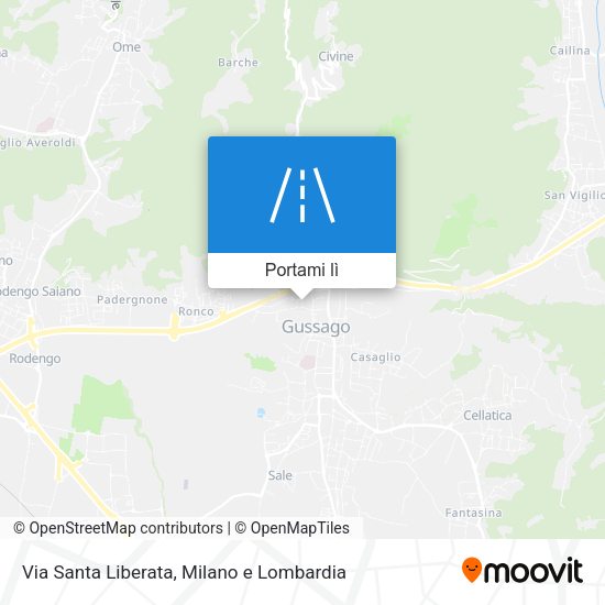 Mappa Via Santa Liberata