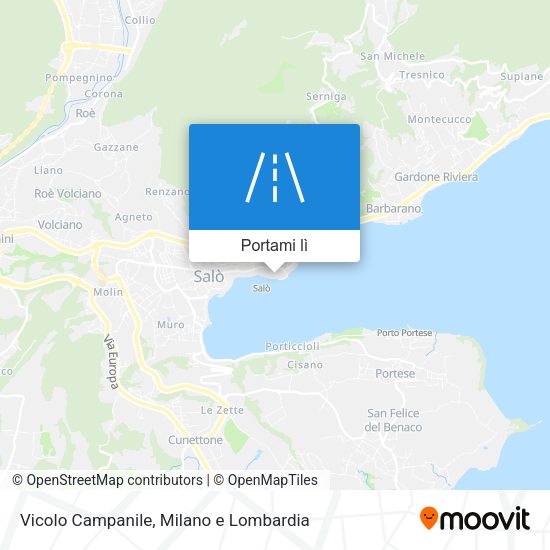 Mappa Vicolo Campanile