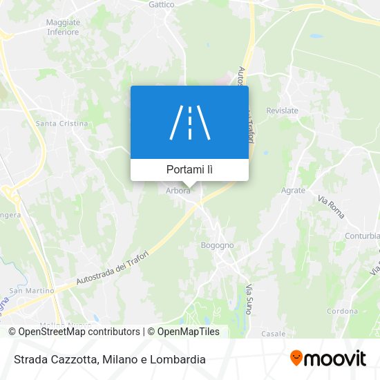 Mappa Strada Cazzotta
