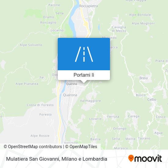 Mappa Mulatiera San Giovanni
