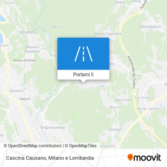 Mappa Cascina Causano