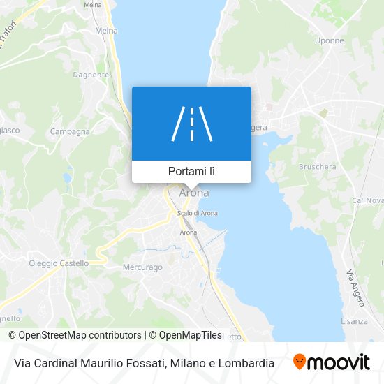 Mappa Via Cardinal Maurilio Fossati