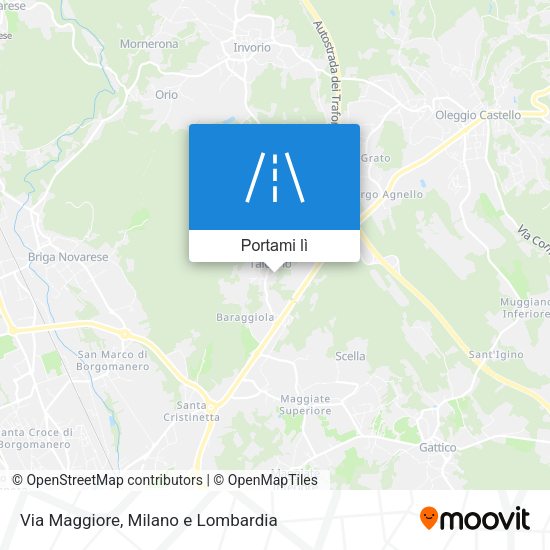 Mappa Via Maggiore