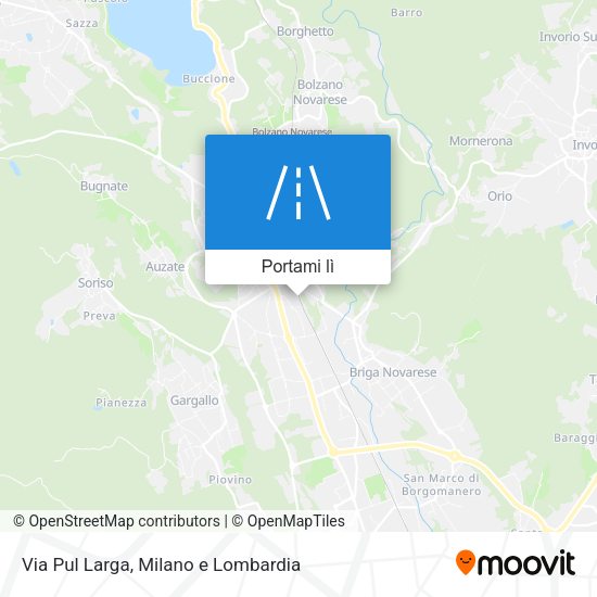 Mappa Via Pul Larga