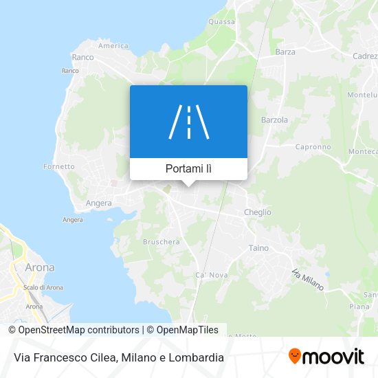Mappa Via Francesco Cilea