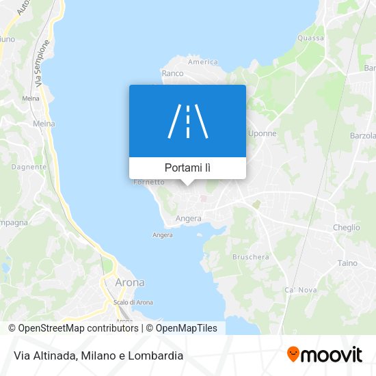 Mappa Via Altinada