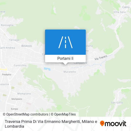 Mappa Traversa Prima Di Via Ermanno Margheriti