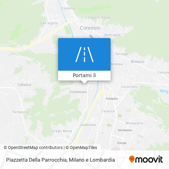 Mappa Piazzetta Della Parrocchia