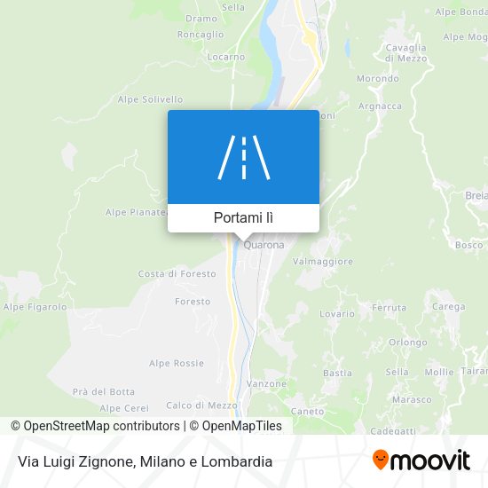 Mappa Via Luigi Zignone