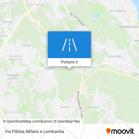Mappa Via Pibbia