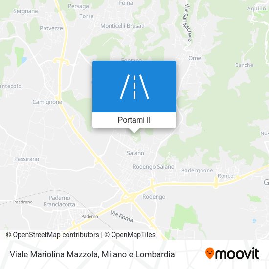 Mappa Viale Mariolina Mazzola