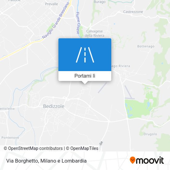 Mappa Via Borghetto