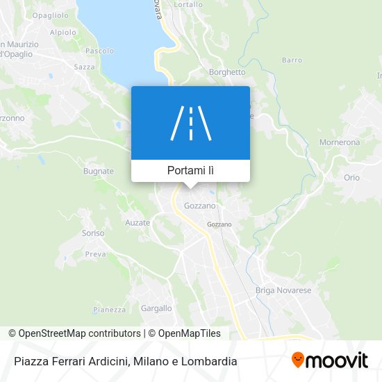 Mappa Piazza Ferrari Ardicini