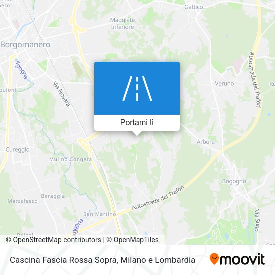 Mappa Cascina Fascia Rossa Sopra
