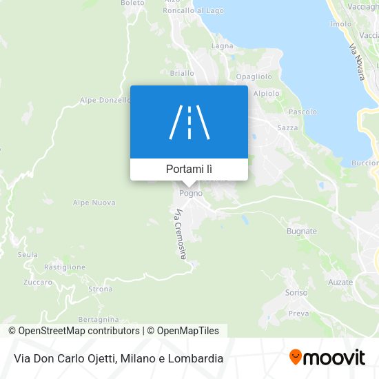 Mappa Via Don Carlo Ojetti
